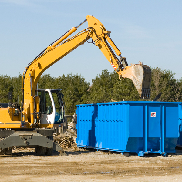 can i choose the location where the residential dumpster will be placed in Wayne WV
